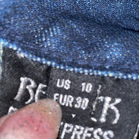 Women's ReRock For Express Skinny Blue Jeans with Eyelet Detailing❤️ - Picture 9 of 10